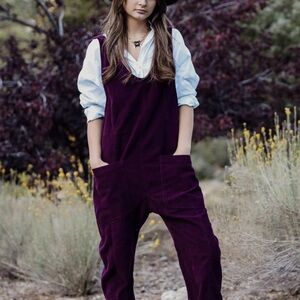 Free People High Roller Corduroy Jumpsuit